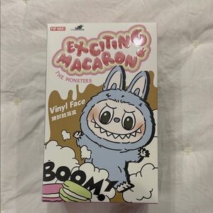 Rare! Popmart Labubu Exciting Macaron Vinyl Face. The Monsters collection